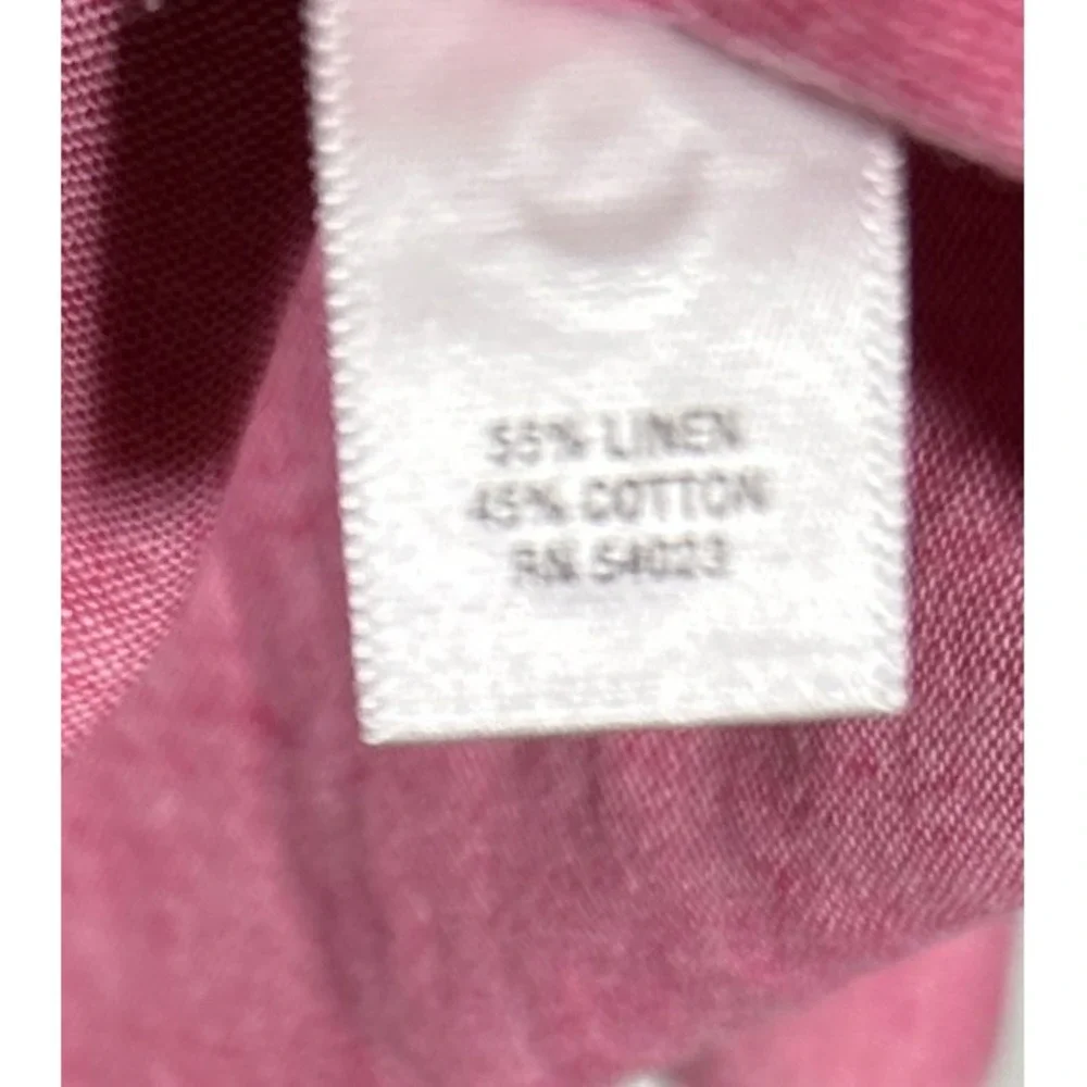 Banana Republic Linen Button Down Shirt Men's Size Large Summer‎ EUC